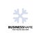 Snow, Snow Flakes, Winter, Canada Business Logo Template. Flat Color