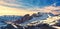 Snow topped mountains in Spain