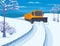 Snow Transport Illustration