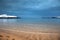 Snow on Trearddur Bay Beach