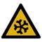 Snow warning sign