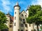 Snow White castle in Lohr am Main in the Spessart Mountains, Germany