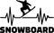 Snowboard heartbeat pulse