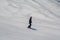 Snowboarder on the Colorado Rockies slopes