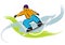 Snowboarder olympic games