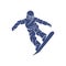 Snowboarding design vector illustration, Creative Snowboarding logo design concepts template, icon symbol