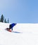 Snowboarding down at sunshine, Banff