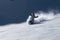 Snowboarding powder in Valle Nevado