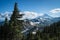 Snowcapped Mount Baker, Ptarmigan Ridge, Washington state Cascades