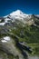 Snowcapped Mount Baker, Ptarmigan Ridge, Washington state Cascades