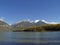 Snowcapped Mountains and Lake