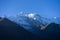 Snowcapped peak in the Himalaya mountains, Nepal