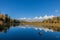 Snowcapped Teton Autumn Reflection