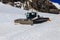 Snowcat, machine for snow removal, preparation ski trails, snow groomer