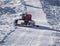 Snowcat, ratrack PistenBully - machine for snow preparation while working in Alpe D\\\'huez