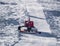 Snowcat, ratrack PistenBully - machine for snow preparation while working in Alpe D\\\'huez