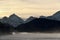 Snowcovered Mountains in Alaska.