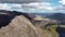 Snowdon in National Park Snowdonia in Wales