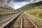 Snowdon Ranger, narrow gauge railway station in early spring,Snowdonia,Wales,United Kingdom