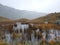 Snowdon trail in autumn - mountain in Wales, United Kingdom