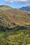 Snowdonia landscape of mountain and waterfall Wales