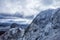 Snowdonia national park perspective from Snowdon