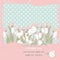 Snowdrop flowers Blossom spring card