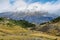 Snowed Mountains in Tena valley near Piedrafita de Jaca, Huesca, Spain