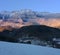 Snowfall in the Aizkorri-Aratz Natural Park