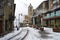 Snowfall in Ordino, Andorra