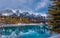 Snowfall Over The Canmore River Valley