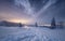 Snowfall Serenity A Beautiful Ultrawide Winter Wonderland