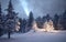 Snowfall Serenity A Beautiful Ultrawide Winter Wonderland