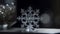 Snowflake Close-Up, Made with Generative AI