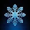 snowflake close-up offers an intimate view of nature\\\'s exquisite artistry. The delicate ice crystal