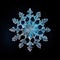 snowflake close-up offers an intimate view of nature\\\'s exquisite artistry. The delicate ice crystal