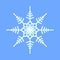 Snowflake Crystal Geometry Symbol Illustration