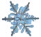Snowflake crystal natural