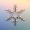 Snowflake crystal natural cold