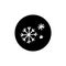 Snowflake doodle icon