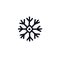 Snowflake doodle icon