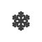 Snowflake, freeze vector icon