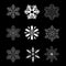 snowflake graphic design pattern christmas 1