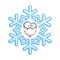 Snowflake Head - Smiley