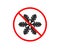 Snowflake icon. Christmas snow sign. Vector
