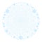 Snowflake Icon Collage Burst Spheric Globula
