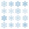 Snowflake icon collection