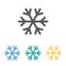 Snowflake icon, snow, weather, cool, winter