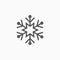 Snowflake icon, snow, weather, cool, winter