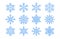 Snowflake Ornament icon collection set